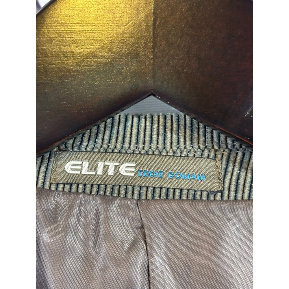 Men's Elite Eddie Domani Olive Green Corduroy Blazer 46R - Picture 5 of 14